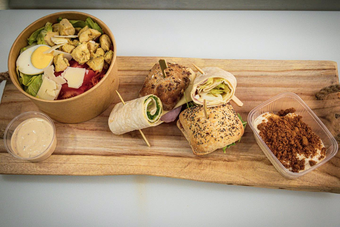 Wraps et mini-sandwichs maison