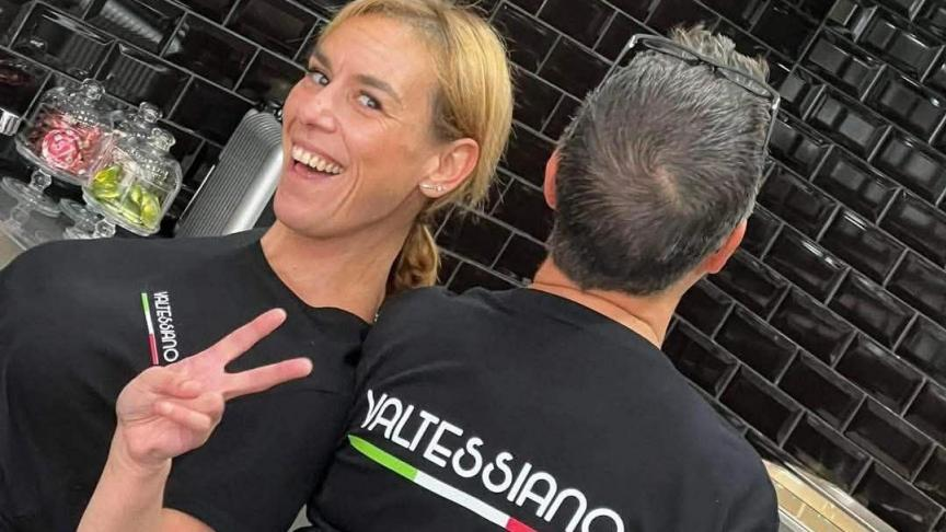 Le sourire de l'équipe Valtessiano